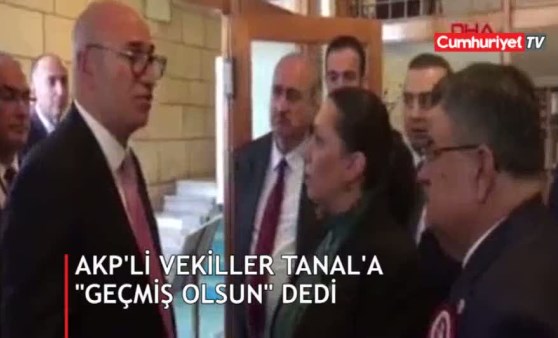 AKP'li milletvekilleri Mahmut Tanal'a geçmiş olsun dileklerinde bulundu