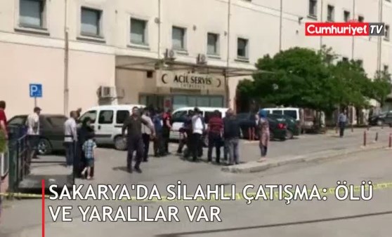 Sakarya’da silahlı çatışma: Ölü ve yaralılar var