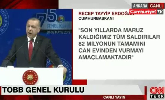 Erdoğan'dan 'Türkiye İttifakı' açıklaması (02.05.2019)(Video Haber)