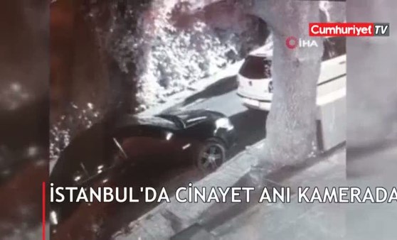 İstanbul'da korkunç cinayet anı!