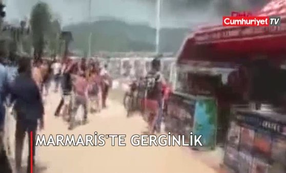 Marmaris'te dehşet dakikaları!