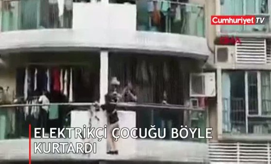 Elektrikçi böyle hayat kurtardı