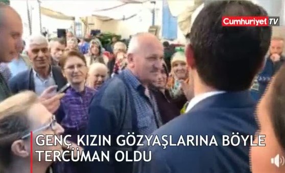 İmamoğlu genç kızın gözyaşlarına böyle tercüman oldu!