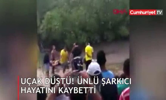 Uçak düştü! Ünlü şarkıcı yaşamını yitirdi