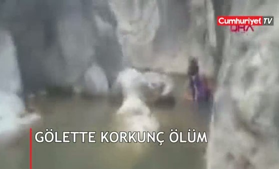 Gölette korkunç ölüm!