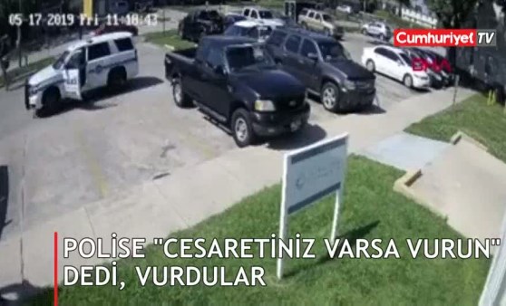 Polise 'cesaretiniz varsa vurun' dedi, vurdular