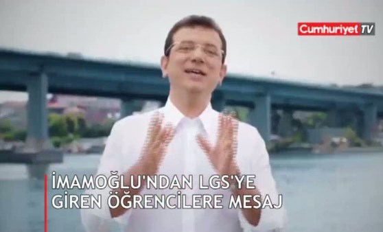 Ekrem İmamoğlu'ndan LGS'ye girecek öğrencilere mesaj