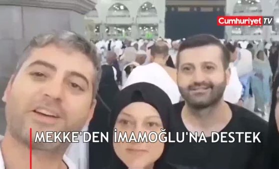 Mekke’den İmamoğlu’na destek