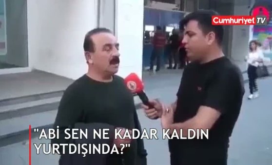 Sokak röportajcısı çileden çıktı! 