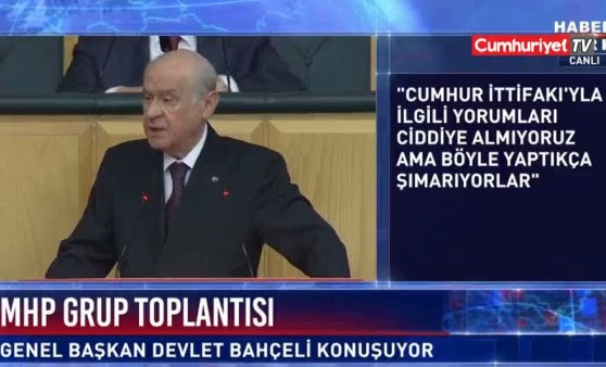 Bahçeli'den akıllara zarar oy oranı hesabı (08.05.2019)(Video Haber)