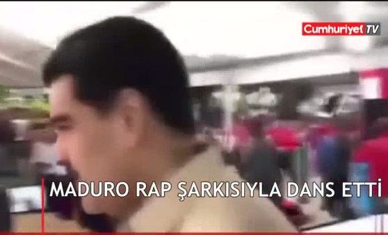 Venezuela lideri Maduro, rap şarkısıyla dans etti