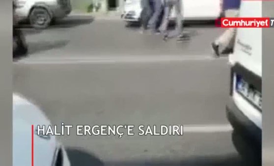 Halit Ergenç'e saldırının görüntüleri ortaya çıktı