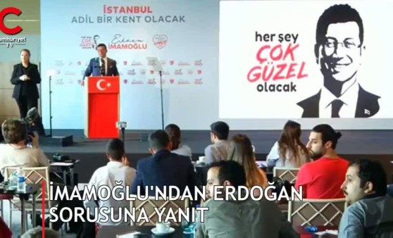 Ekrem İmamoğlu, Erdoğan sorusuna böyle yanıt verdi