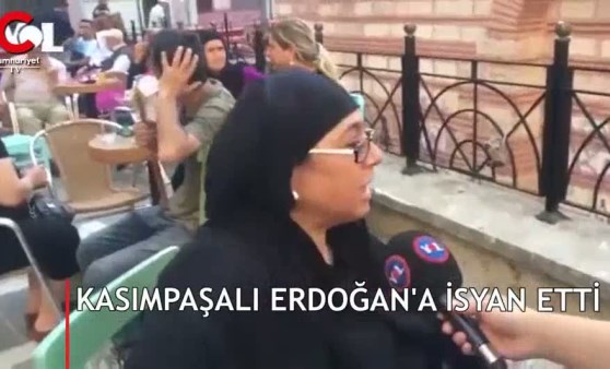 Doğup büyüdüğü Kasımpaşa'da seçmen Erdoğan'a böyle isyan etti