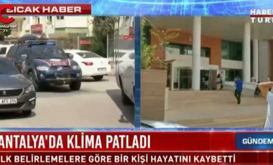 Antalya'da hastanede patlama