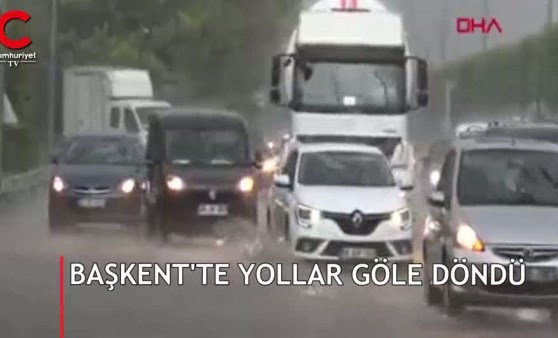 Aniden bastırdı, sürücüler zor anlar yaşadı!