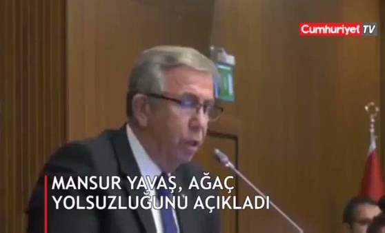 Mansur Yavaş: Büyükşehir Belediyesi'ndeki ağaç yolsuzluğunu açıkladı