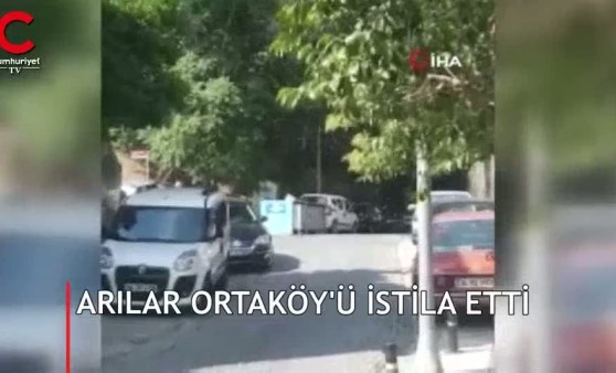 Korku dolu anlar! Ortaköy'ü istila ettiler