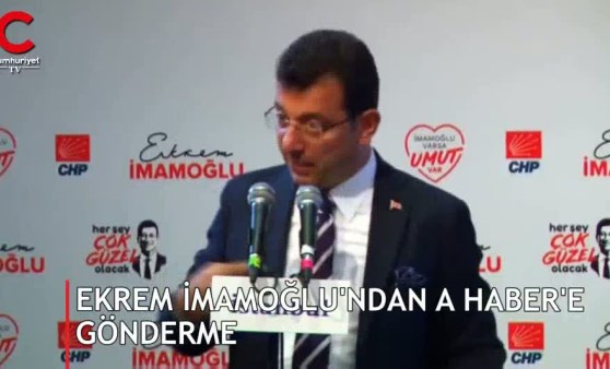 Ekrem İmamoğlu'ndan o kanala tepki