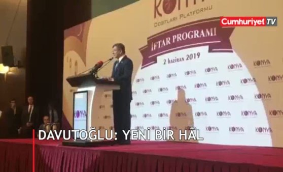 Davutoğlu'ndan 'yeni parti' daveti: Yeni bir hâl (02.06.2019)(Video Haber)