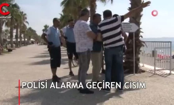 Konyaaltı Sahili'nde polisi alarma geçiren cisim!