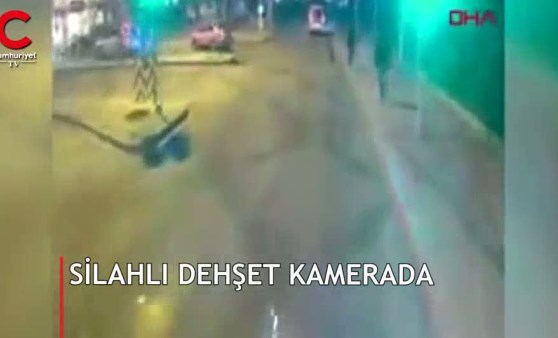 Gece yarısı halk otobüsü kamerasına böyle yansıdı