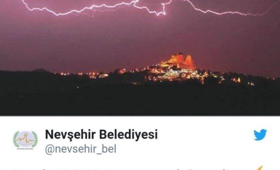 Nevşehir Belediyesi'nin tweet'i birçok belediyenin atışmasına döndü