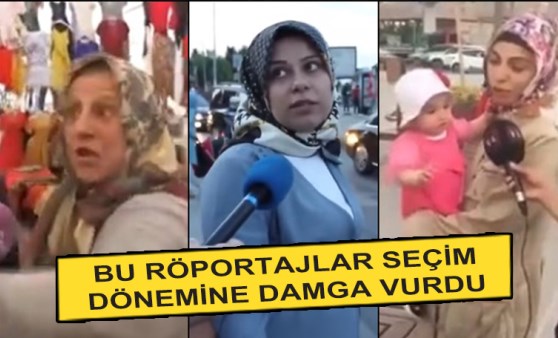 Seçim dönemine damga vuran sokak röportajları