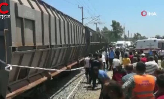 Mersin'de tren kazası