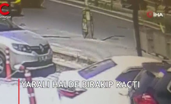 İstanbul'da korkunç an kamerada