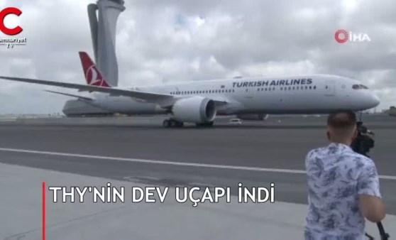 İşte THY'nin dev uçağı