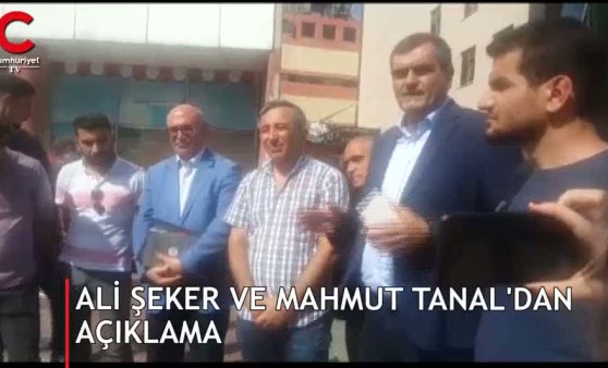 Ali Şeker ve Mahmut Tanal'dan açıklama