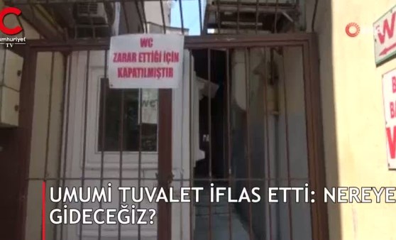 Umumi tuvalet iflas edince esnaf isyan etti: İhtiyaç gidermek için nereye gideceğiz?