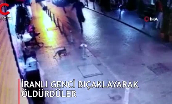 Kovaladıkları İranlı genci bıçaklayarak öldürdüler