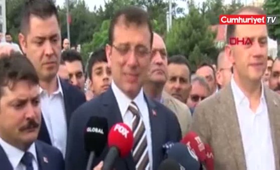 Ekrem İmamoğlu bayram namazı sonrası açıklama yaptı