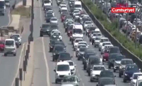  İstanbul'da bayram trafiği 