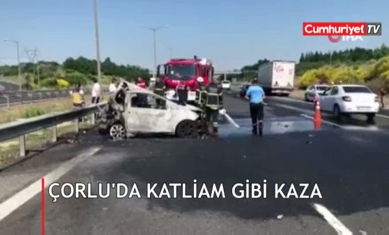 Katliam gibi kazadan ilk görüntüler: 5 ölü