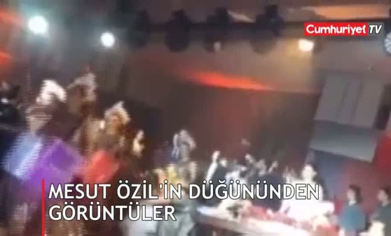 Mesut Özil'in düğününden görüntüler