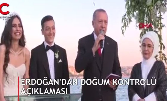 Erdoğan, Özil'in nikah töreninde o sözleri tekrarladı