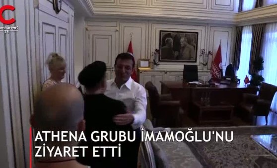 Athena'dan İmamoğlu'na ziyaret: Biz, birleştirenin her zaman arkasındayız… (03.07.2019)(Video Haber)