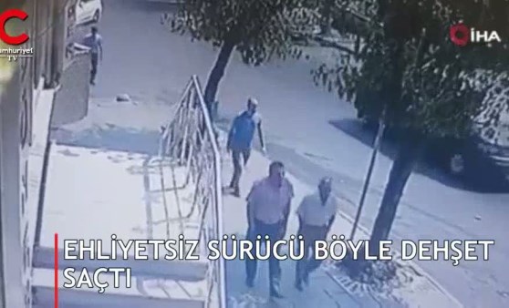 Bahçelievler’de ehliyetsiz sürücü dehşet saçtı