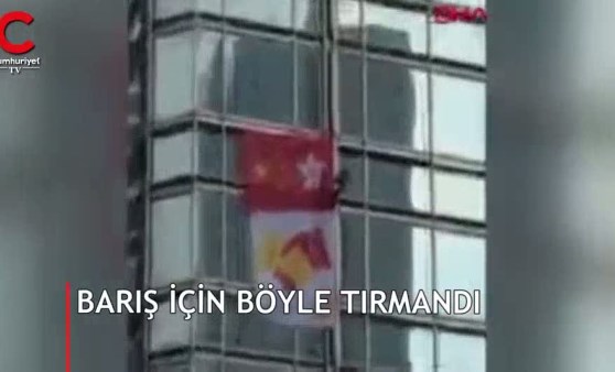 Barış için böyle tırmandı