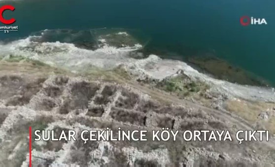 Sular çekilince ortaya çıktı (16.08.2019)