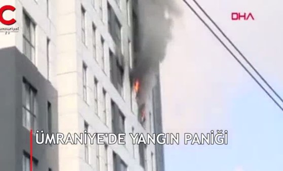 Ümraniye'de 16 katlı binada yangın (16.08.2019)(Video Haber)