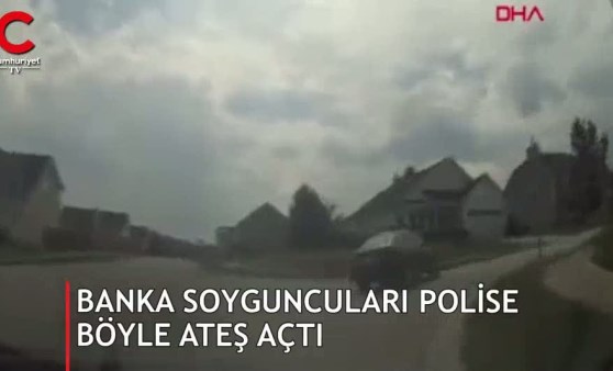 ABD’de banka soyguncuları polise böyle ateş açtı