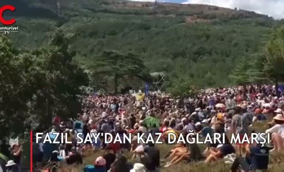 Fazıl Say'dan Kaz Dağları Marşı