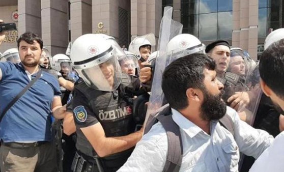 Çağlayan'da kayyım protestosuna müdahale