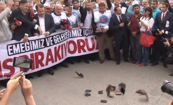 Memurdan zam eylemi: Cüzdan bıraktılar (21.08.2019)