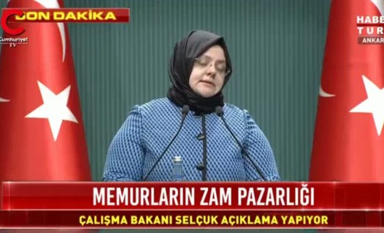 Bakan Selçuk'tan memurlara zam açıklaması