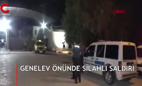 Genelev önünde silahlı saldırı: 2 yaralı (22.08.2019)(Video Haber)